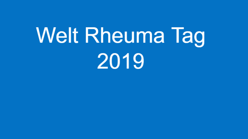 Welt Rheuma Tag 2019